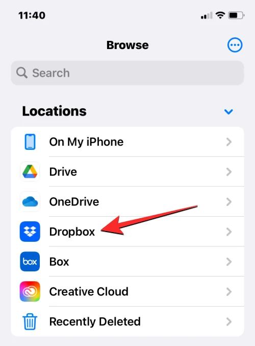 A Google Drive, a OneDrive és a DropBox hozzáadása a Fájlok alkalmazáshoz iPhone-on