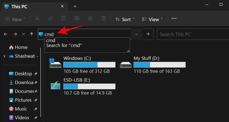 14 начина за отваряне на командния ред в Windows 11