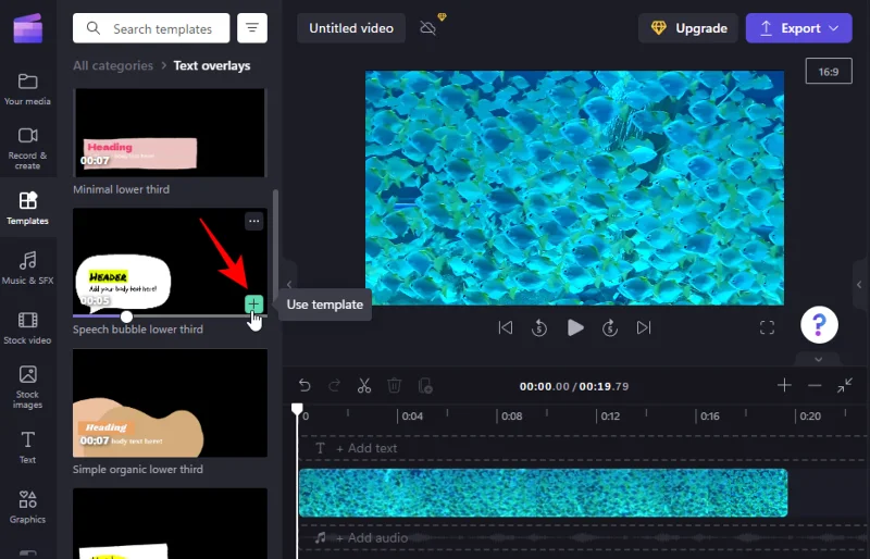 Přidání textu do Clipchamp: Průvodce krok za krokem