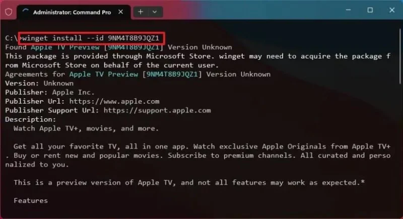 Як встановити офіційну програму Apple TV на Windows 11
