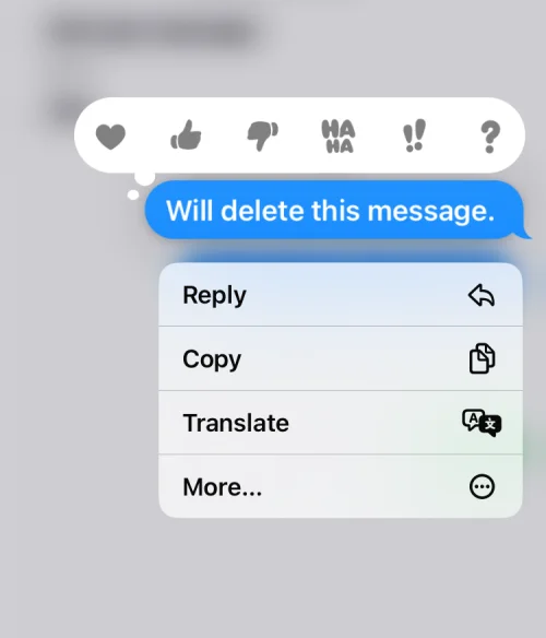 Tillåter iOS 16 dig att ta bort eller ta bort meddelanden?