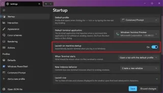 Як запустити Windows Terminal під час запуску Windows 11