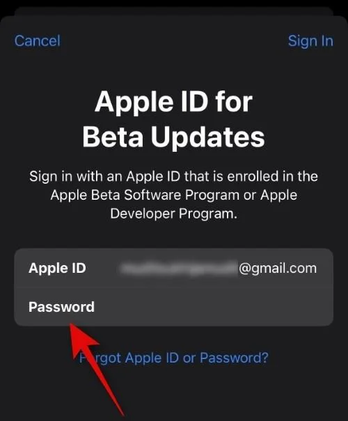 Hur man väljer ett annat Apple-ID för iOS Beta-uppdateringar