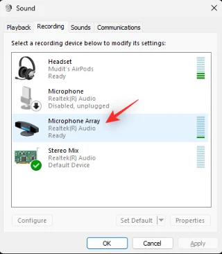 Jak nastavit výchozí zvukové zařízení v systému Windows 11