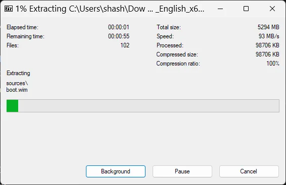 Slik bruker du 7-Zip på Windows 11