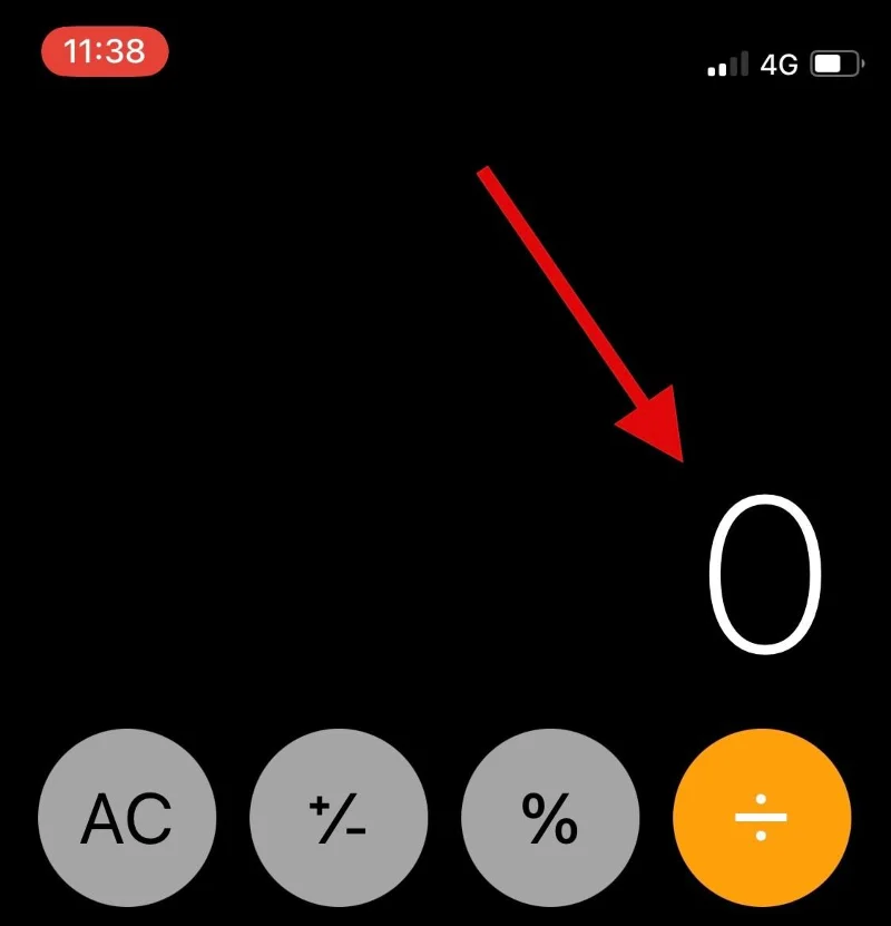 4 módszer a számológép előzményeinek ellenőrzésére az iPhone készüléken