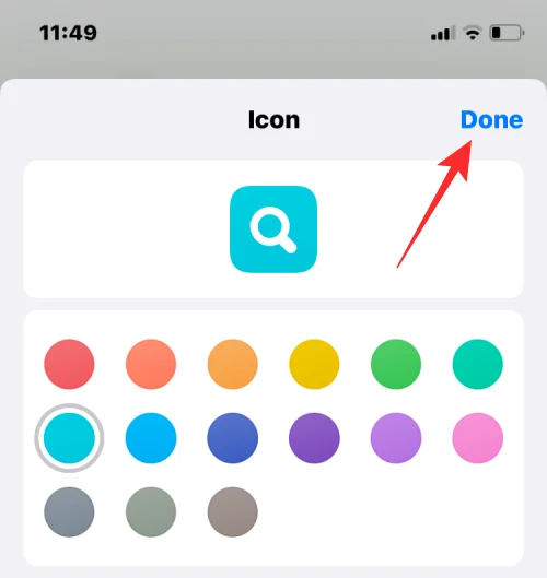 Parancsikonok létrehozása, szerkesztése és megosztása iPhone-on