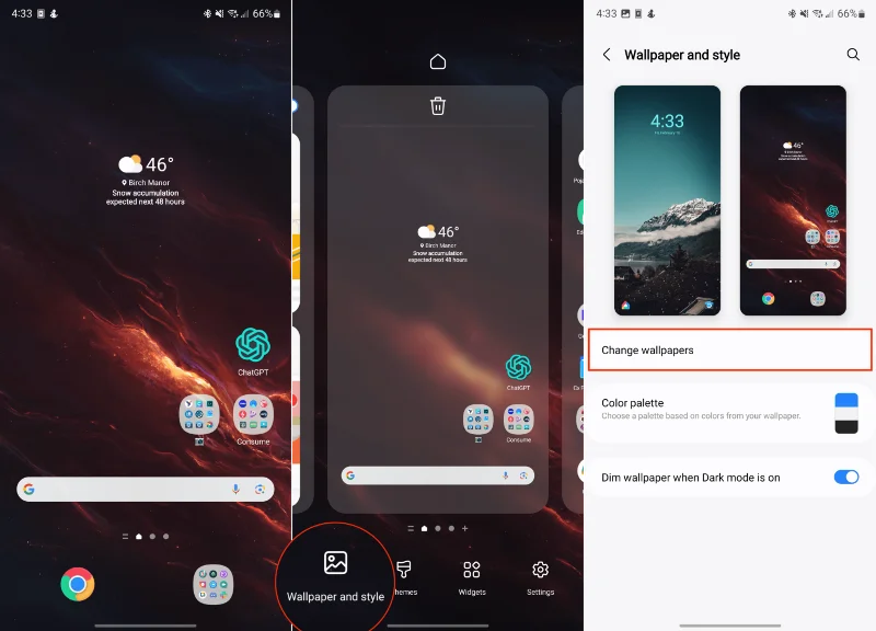 Jak vytvořit tapety AI na Samsung Galaxy S24