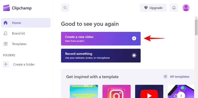 Jak udělat zelenou obrazovku na Clipchamp