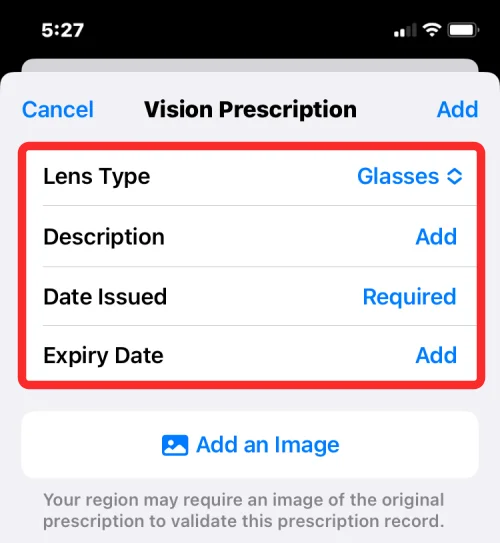 Як додати свій рецепт Vision у програму Health на iPhone на iOS 16