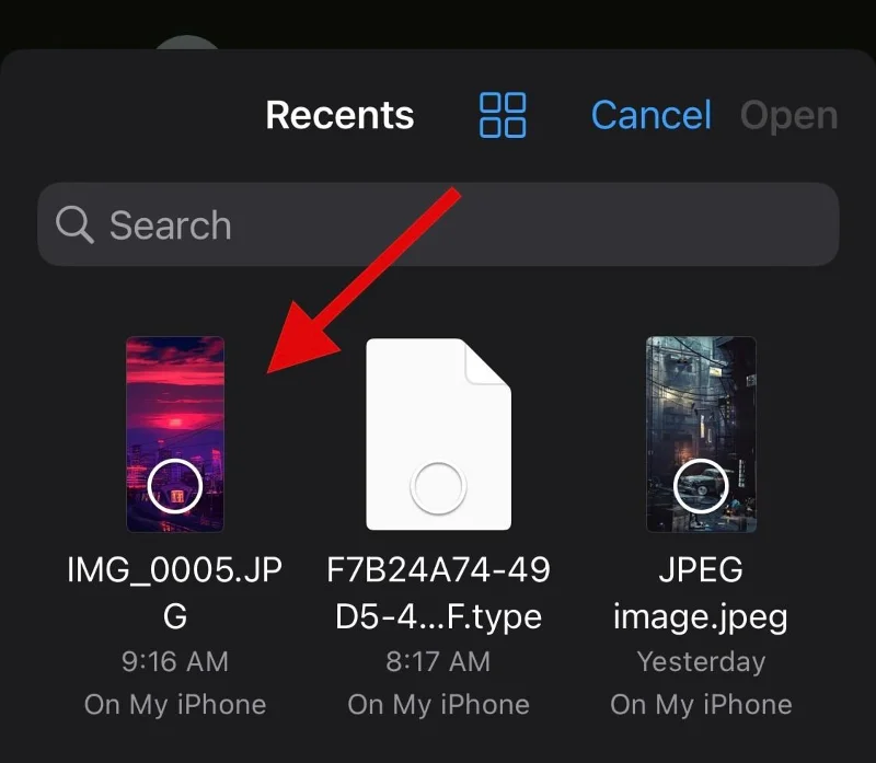 Sådan sender du billeder som dokument i Whatsapp på iPhone eller Android