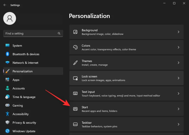 Az ajánlott eltávolítása a Windows 11 Start menüjéből