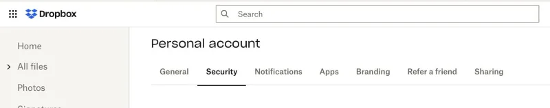 Dropbox: Как да прегледате настройките си за сигурност