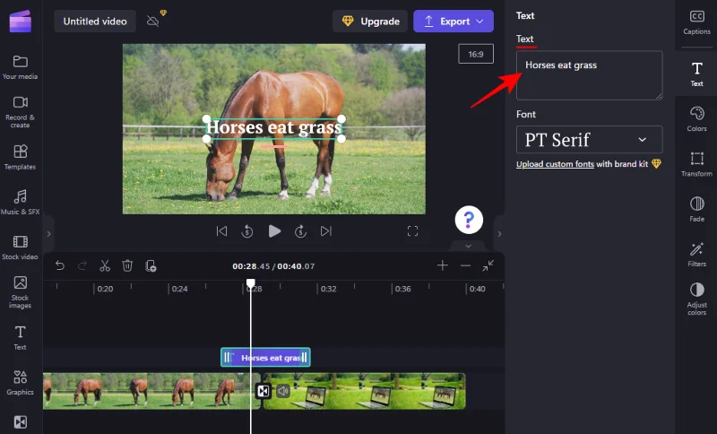 Jak přidat přechody v Clipchamp