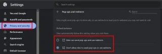 Google Chrome: Ota ponnahdusikkunoiden esto käyttöön/poista käytöstä