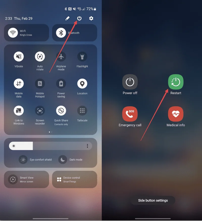 Galaxy S24: Jak vypnout