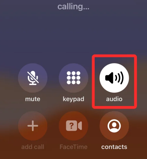 Sätta på högtalare på iPhone