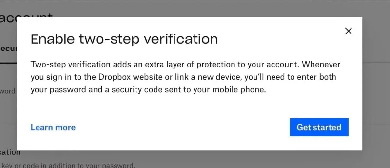 Dropbox: Как да прегледате настройките си за сигурност