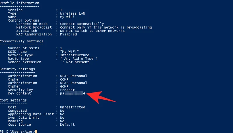 A 4 legjobb módszer a WiFi jelszó megkeresésére és megtekintéséhez Windows 11 rendszeren