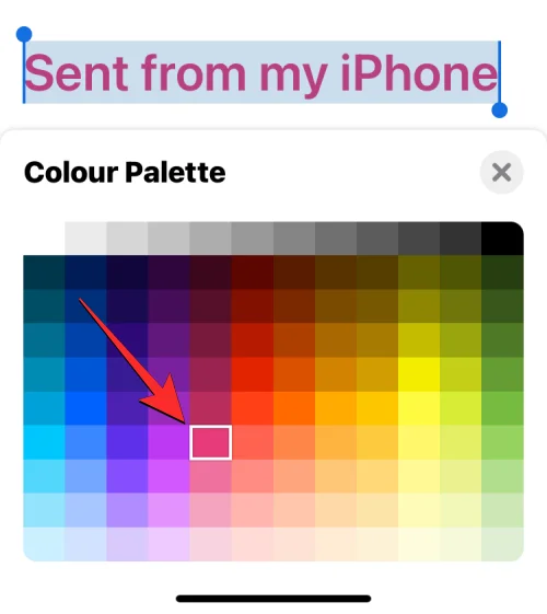 Hur man ändrar teckensnittsfärg på iPhone