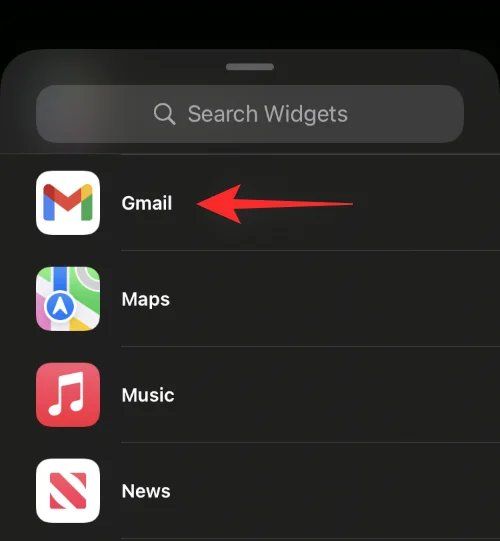 A Gmail ellenőrzése az iPhone kezdőképernyőjén egy widget segítségével