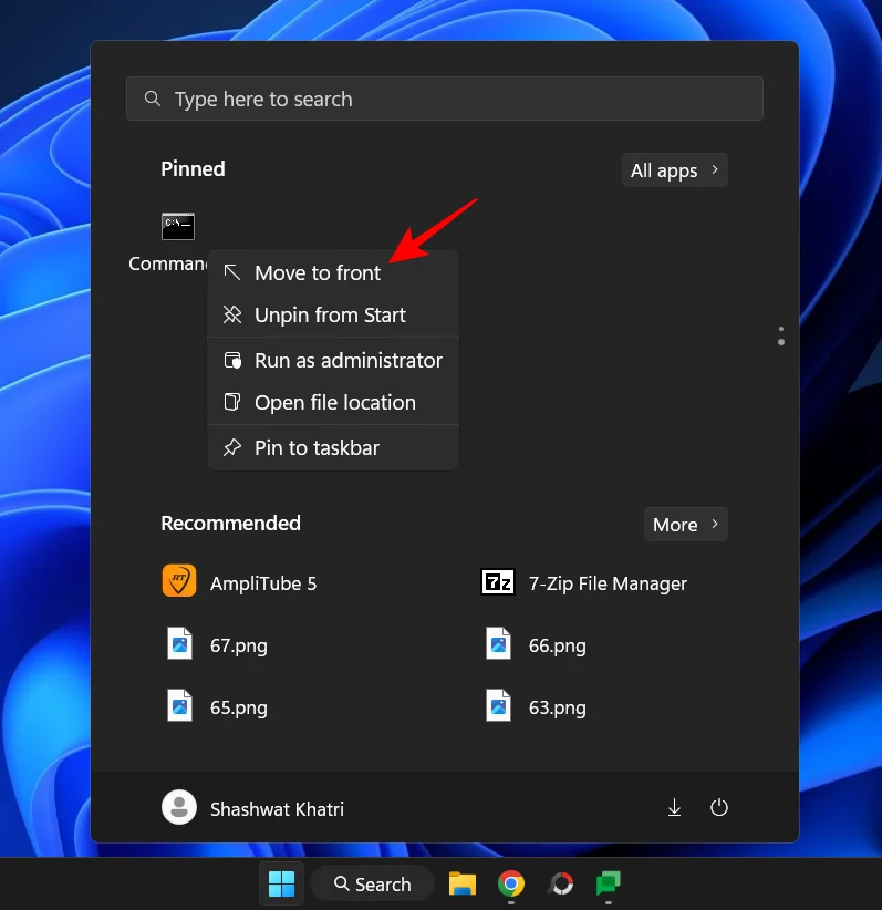 14 начина за отваряне на командния ред в Windows 11
