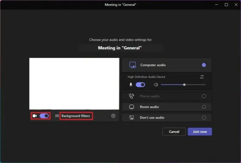 Як змінити фон у Microsoft Teams перед зустріччю