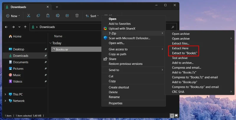 Jak extrahovat soubory ve Windows 11 [AIO] [2023]