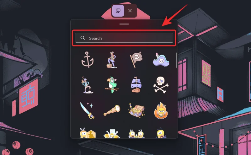 Jak používat nálepky na ploše ve Windows 11