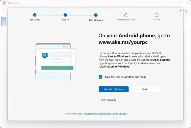 Як додати кілька Android і iPhone до Phone Link у Windows 11