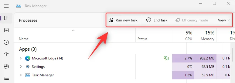 Co je nového ve Správci úloh v aktualizaci Windows 11 22H2