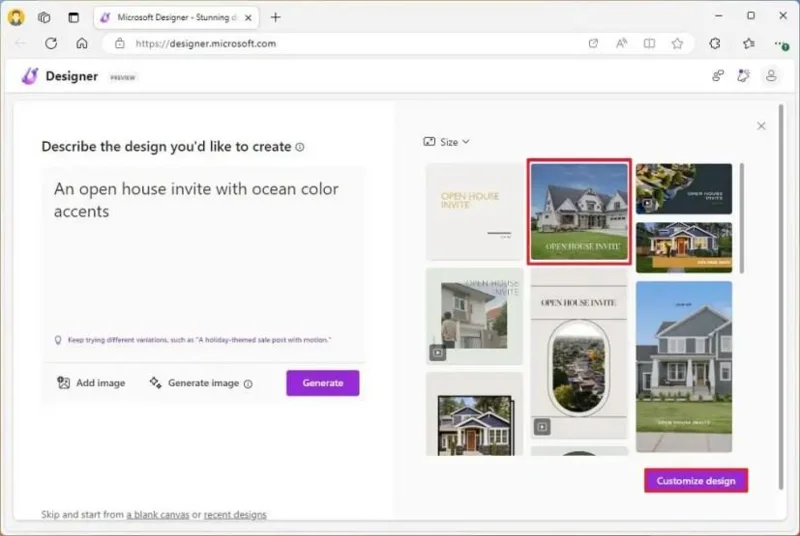Як використовувати Microsoft Designer для створення графіки