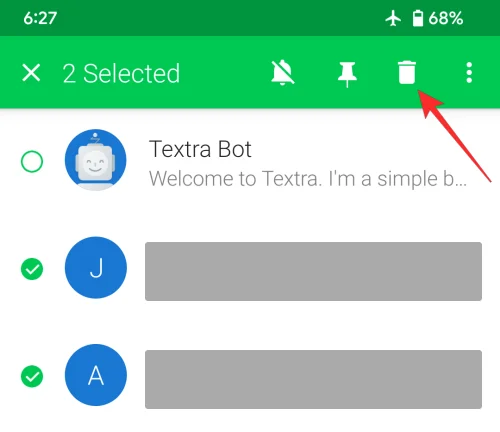 Szöveges üzenetek törlése Androidon [2023]