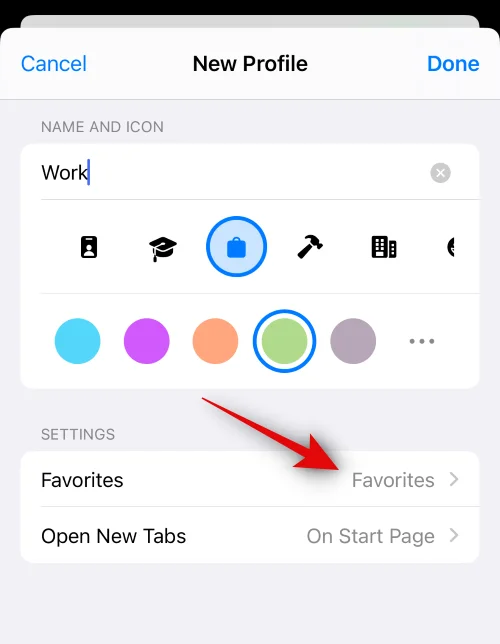 Safari-profilok létrehozása és használata iOS 17 rendszeren