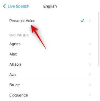 A személyes hang beállítása és használata az iPhone készüléken iOS 17 rendszerrel