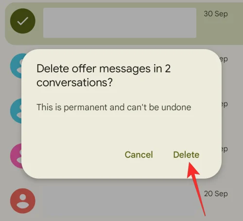 Szöveges üzenetek törlése Androidon [2023]