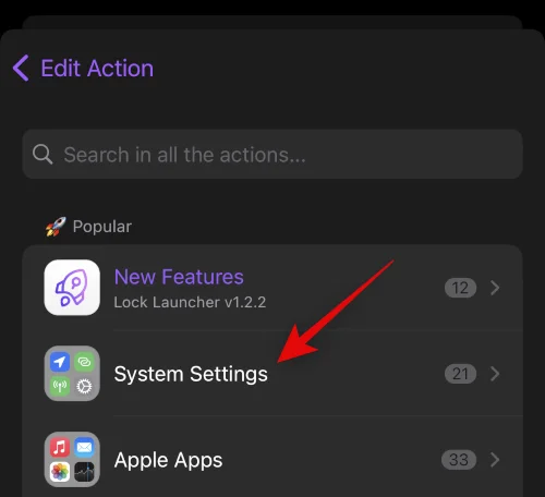 Alkalmazás-parancsikonok hozzáadása a Dynamic Islandhez a Lock Launcher segítségével