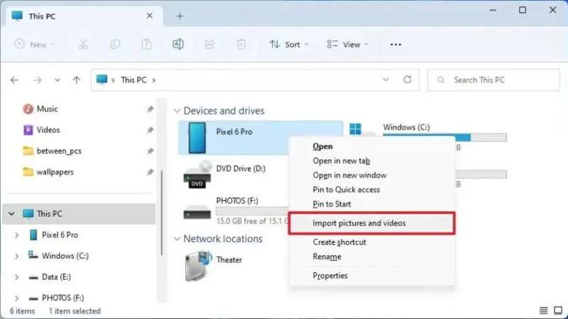 Як імпортувати фотографії з телефону, камери, SD-карти на Windows 11