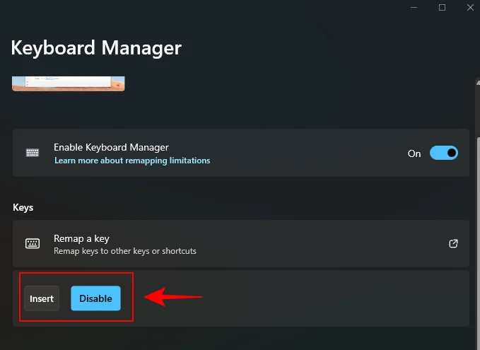 Jak zakázat klávesu klávesnice v systému Windows 11 pomocí PowerToys od společnosti Microsoft