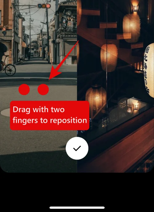 Hogyan helyezzünk el két képet egymás mellé az iPhone-on