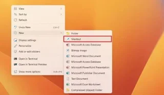 Jak vytvořit zástupce na ploše v systému Windows 11