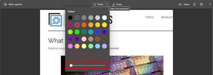 Microsoft Edge: Τρόπος λήψης και επεξεργασίας στιγμιότυπων οθόνης