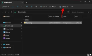 Jak extrahovat soubory ve Windows 11 [AIO] [2023]