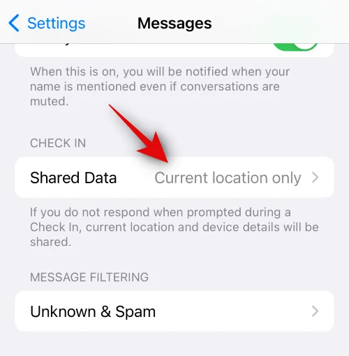 A Bejelentkezés az Messages alkalmazásban iOS 17 rendszeren
