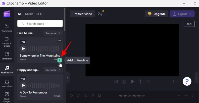 Přidat zvuk do Clipchamp: Průvodce krok za krokem