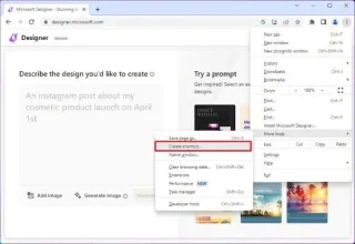 Kuinka asentaa Microsoft Designer sovelluksena Windows 11:een
