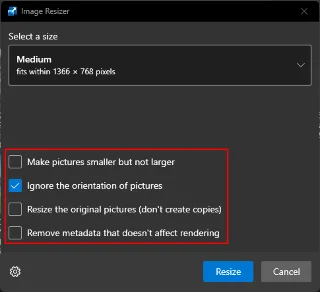Jak hromadně změnit velikost obrázků pomocí PowerToys ve Windows