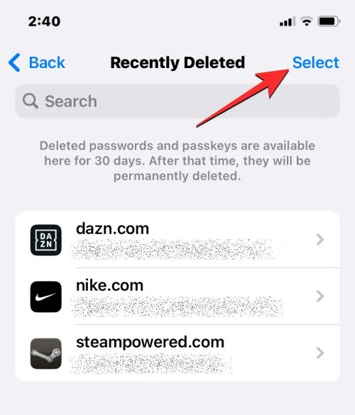 Slik gjenoppretter du slettede passord på iPhone på iOS 17