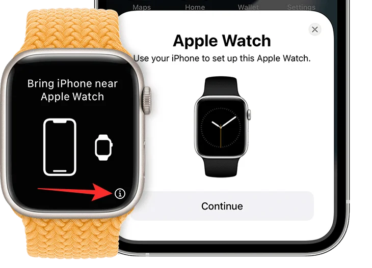 Var är "i"-ikonen på Apple Watch?