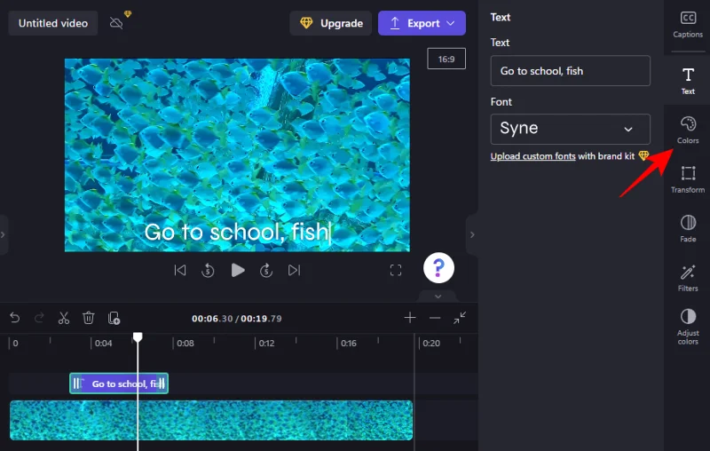 Přidání textu do Clipchamp: Průvodce krok za krokem